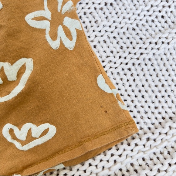 Zara Cute Tan and Cream Toddler Floral Set 18-24 Months - Picture 5 of 7